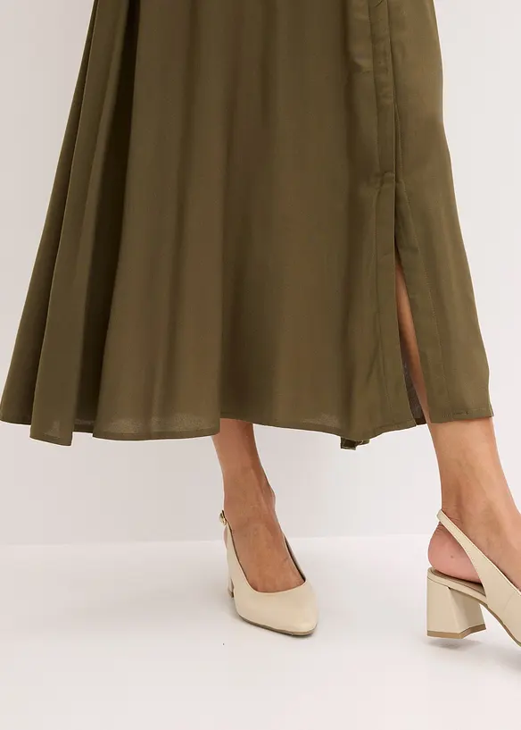 Abito chemisier in viscosa fluente, bonprix