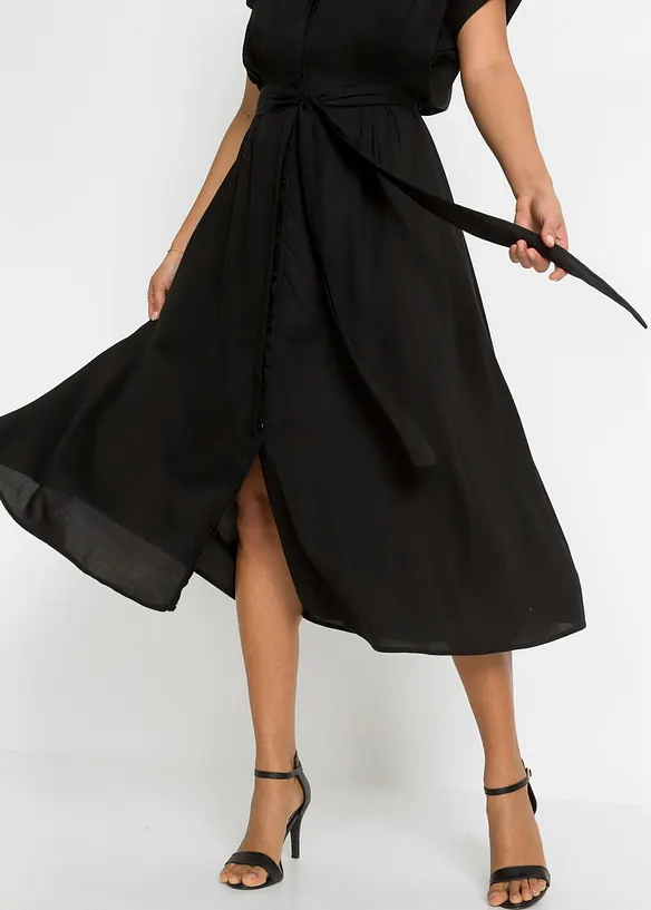 Abito chemisier in viscosa fluente, bonprix