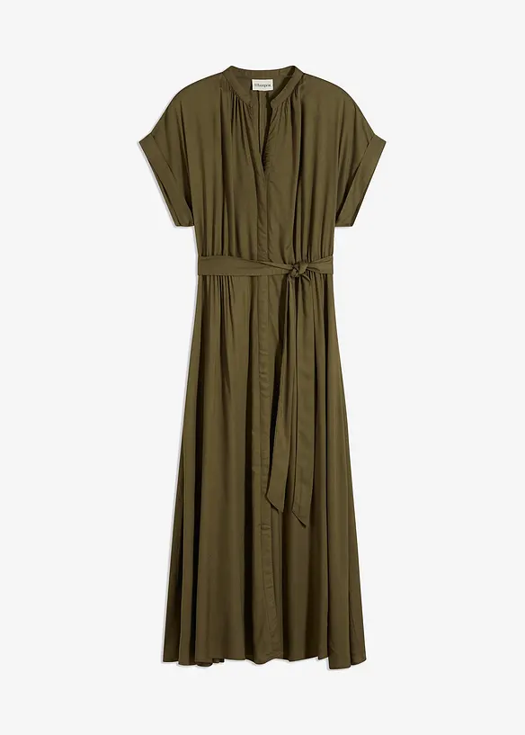 Abito chemisier in viscosa fluente, bonprix