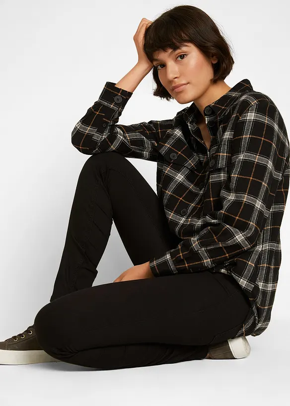 Jeggings termici, vita media, bonprix