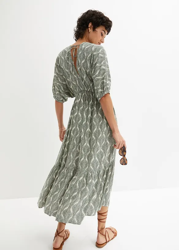 Abito midi in viscosa fluente, bonprix