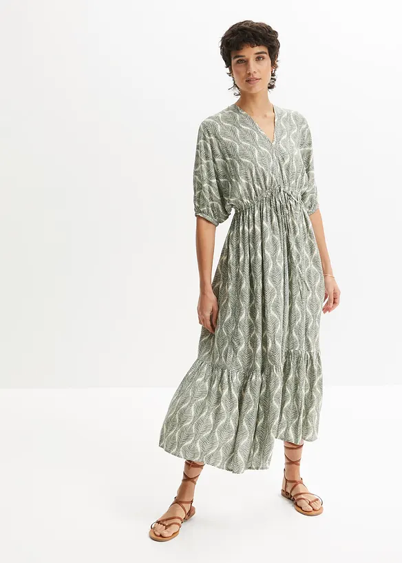 Abito midi in viscosa fluente, bonprix