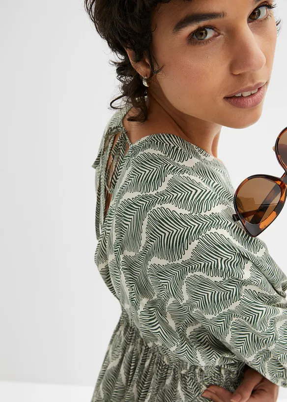 Abito midi in viscosa fluente, bonprix