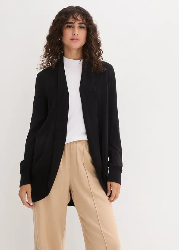 Cardigan in filato fine, bonprix