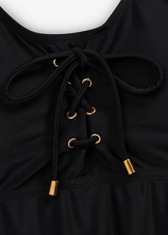 Tankini con stringatura (set 2 pezzi), bonprix