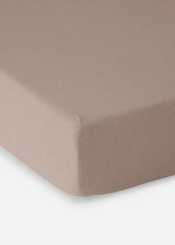 Lenzuolo con angoli effetto lino, bonprix