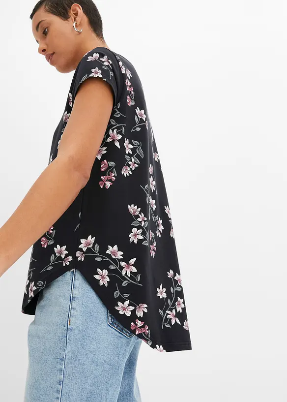 Maglia oversize in misto cotone, bonprix