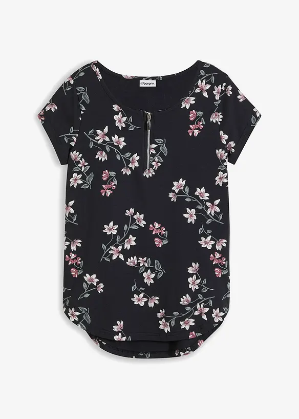 Maglia oversize in misto cotone, bonprix