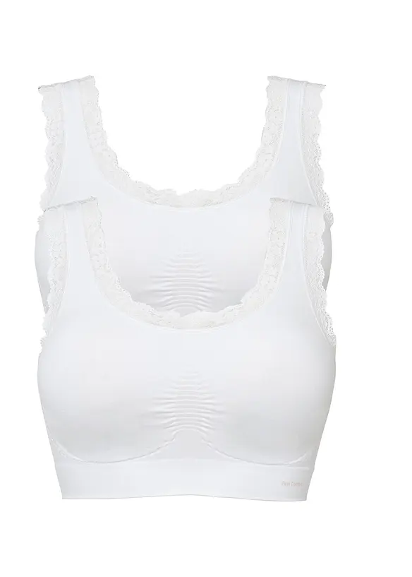 Reggiseno Feel Comfort a bustier senza cuciture  (pacco da 2), bonprix