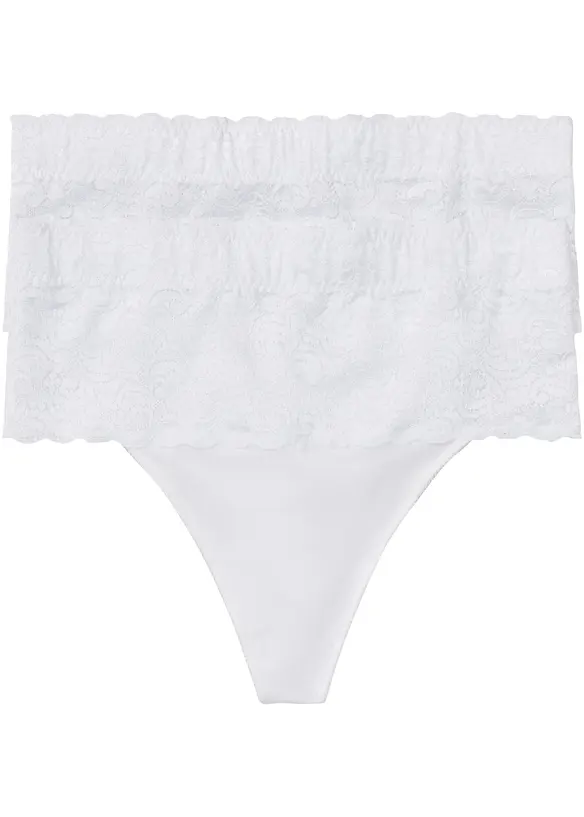 Perizoma con effetto modellante medio (pacco da 2), bonprix