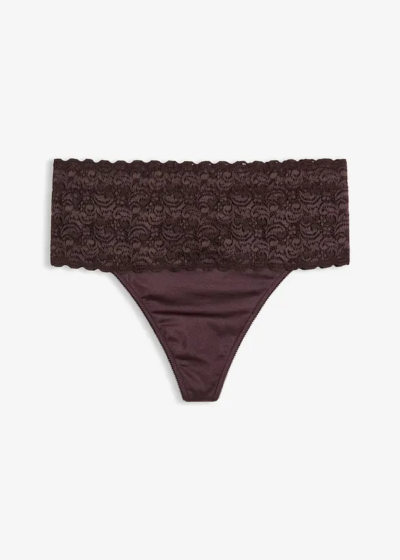 Perizoma con effetto modellante medio (pacco da 2), bonprix