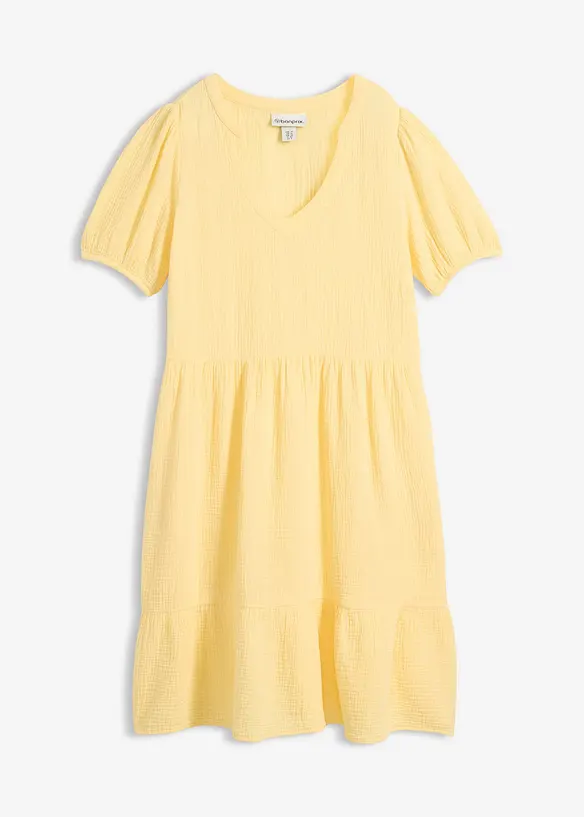 Abito oversize in mussola di cotone, bonprix