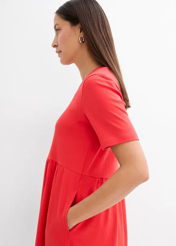 Abito in jersey di puro cotone, bonprix