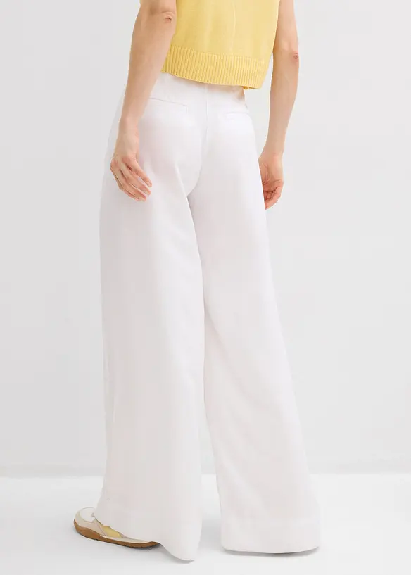 Pantaloni con pinces in lyocell fluente, bonprix