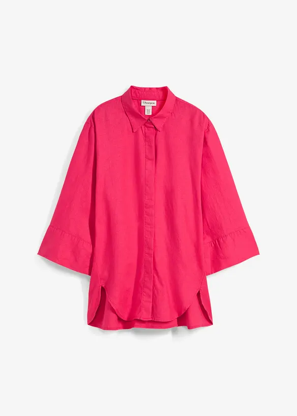 Camicia in misto lino fresco, bonprix