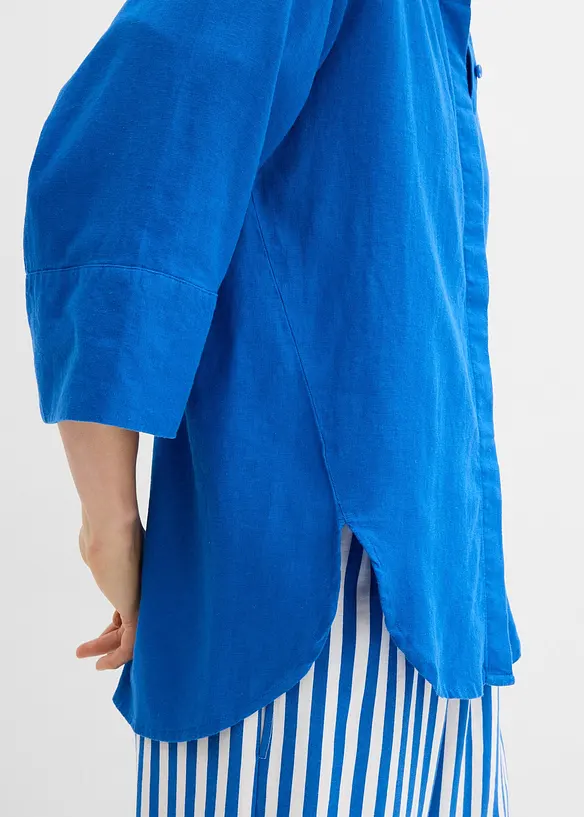 Camicia in misto lino fresco, bonprix