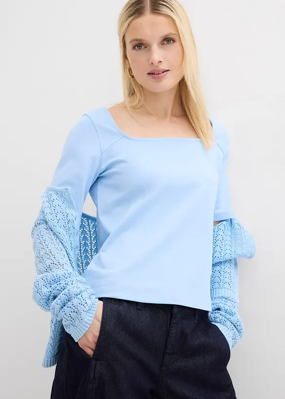 T-shirt in cotone biologico pesante, bonprix