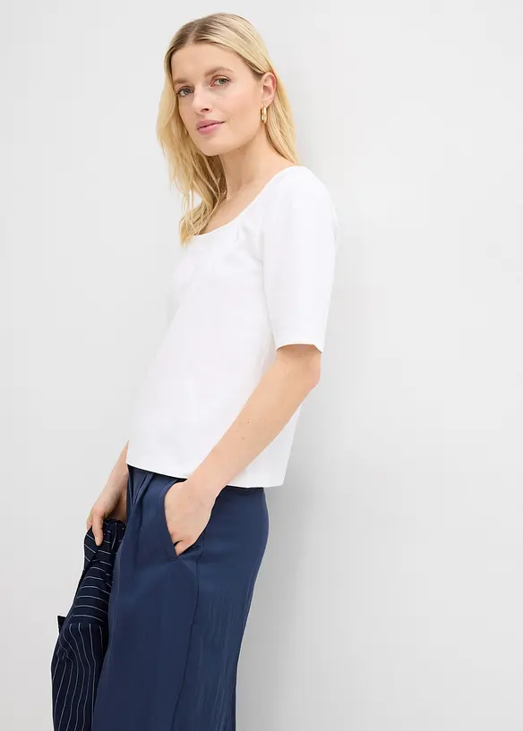 T-shirt in cotone biologico pesante, bonprix