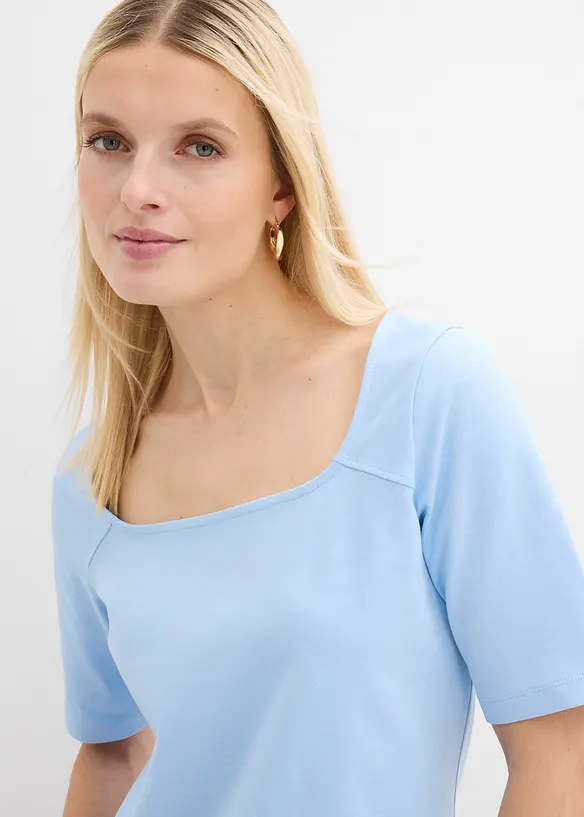 T-shirt in cotone biologico pesante, bonprix