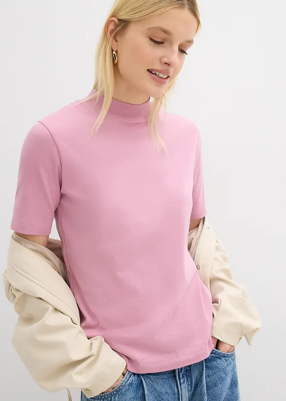 Maglia a costine in puro cotone, bonprix