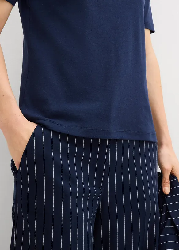 Maglia a costine in puro cotone, bonprix