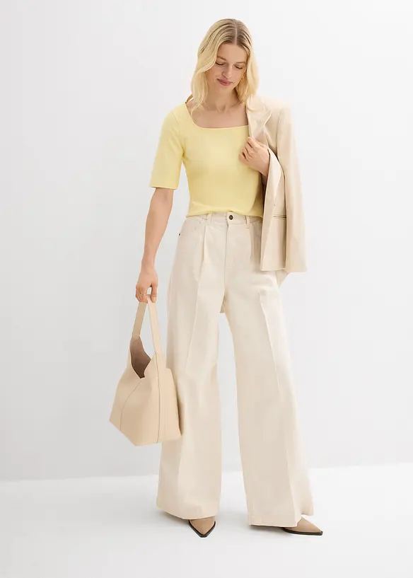 T-shirt in cotone biologico pesante, bonprix