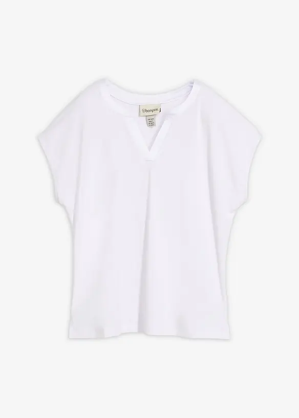 Maglia profilata in satin, bonprix