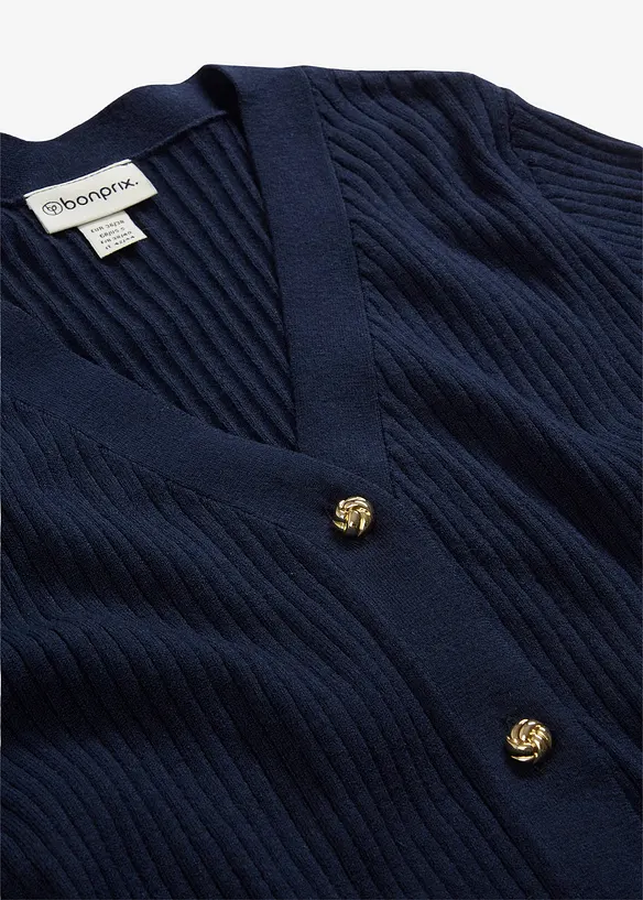 Cardigan in misto viscosa morbido, bonprix
