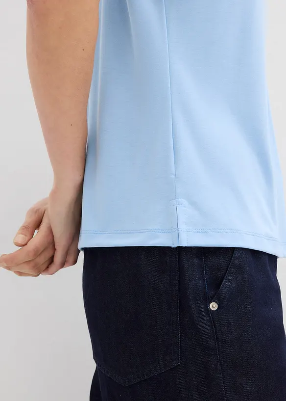 Maglia profilata in satin, bonprix