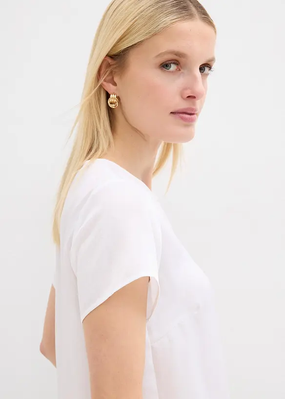 Tunica in satin fine, bonprix