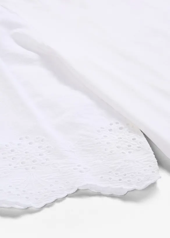 Maglia con ricami traforati, bonprix