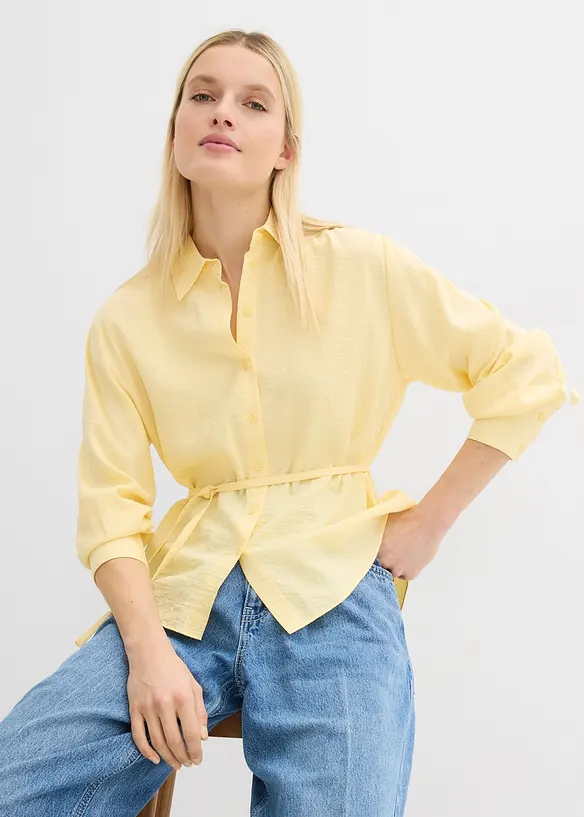 Camicia in misto viscosa fluente, bonprix