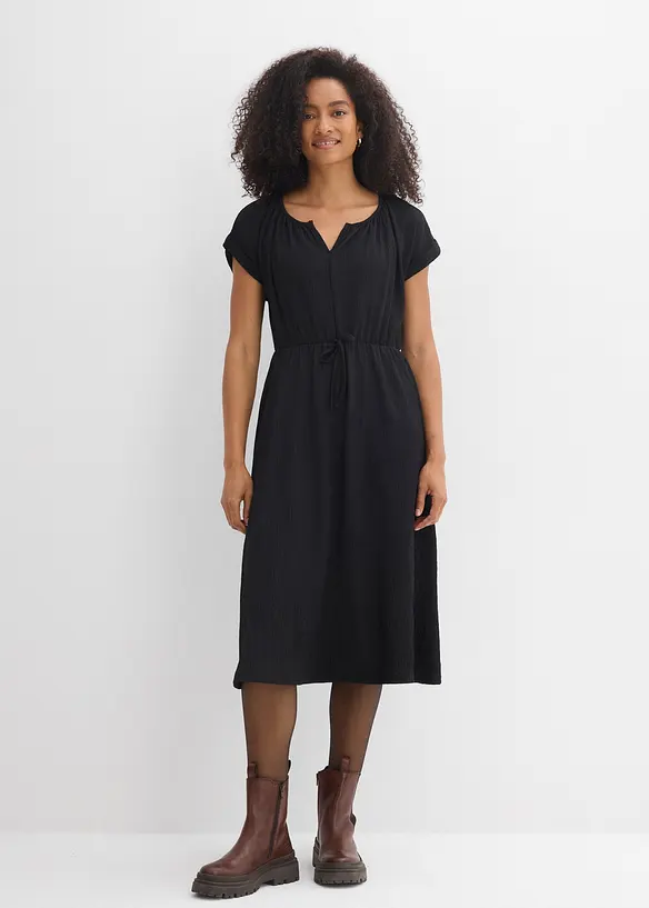 Abito in tessuto a trama operata, bonprix