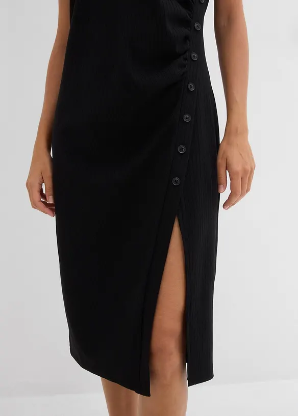 Abito in maglina operata, bonprix