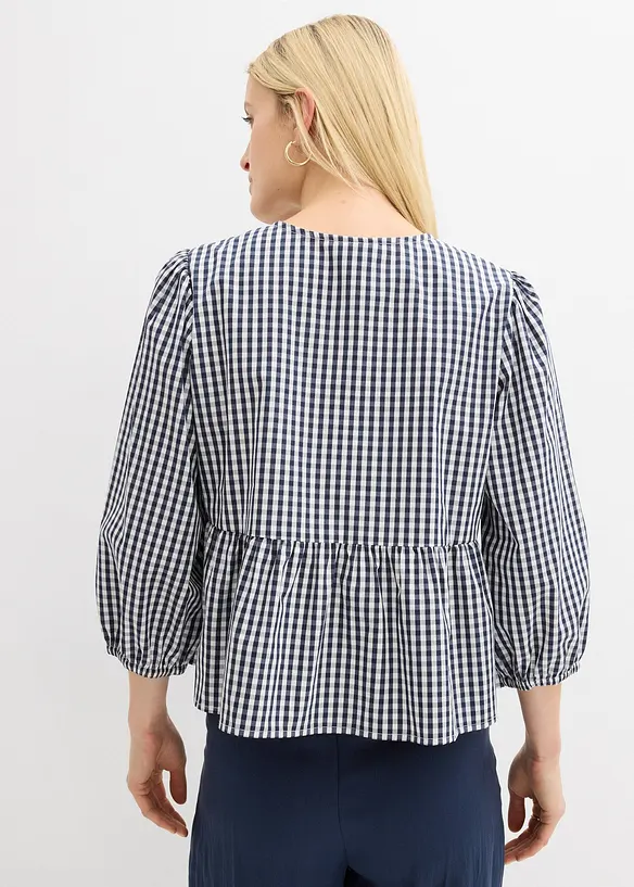 Blusa con allacciatura a fiocchetti, bonprix