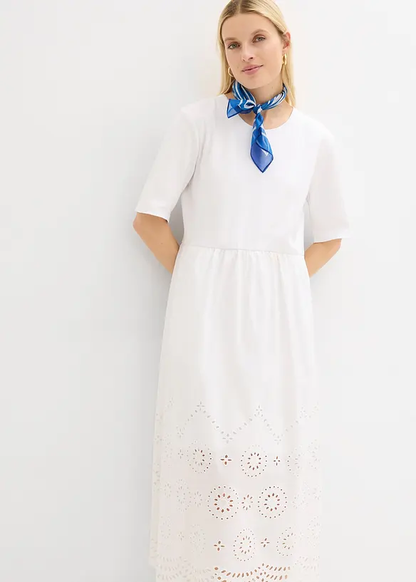 Abito lungo in puro cotone, bonprix