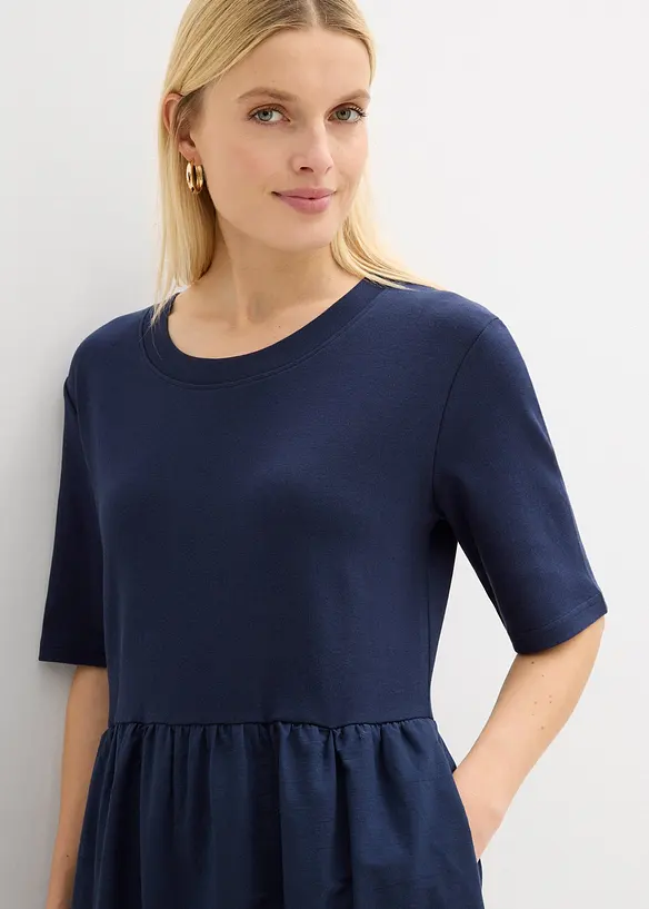 Abito lungo in puro cotone, bonprix