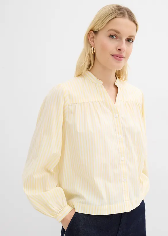 Blusa in popeline consistente, bonprix