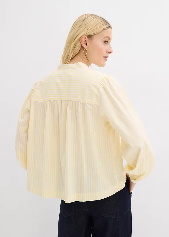 Blusa in popeline consistente, bonprix