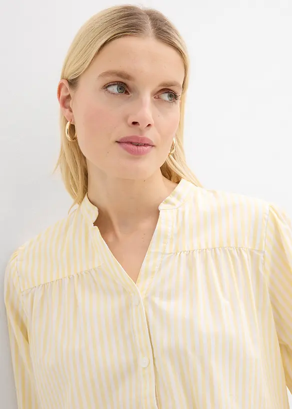 Blusa in popeline consistente, bonprix