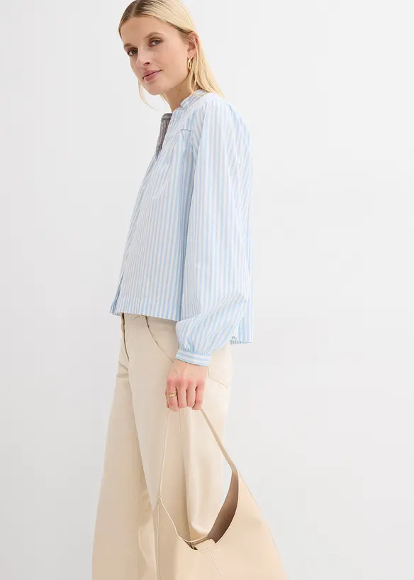 Blusa in popeline consistente, bonprix
