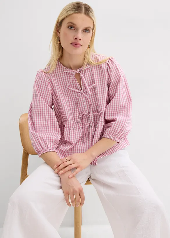 Pantaloni culotte in misto viscosa morbido, bonprix