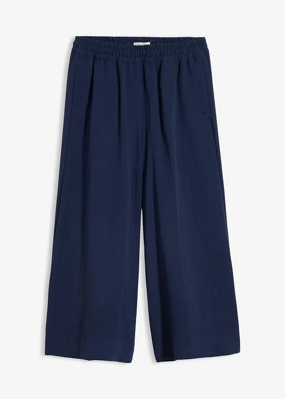 Pantaloni culotte in misto viscosa morbido, bonprix