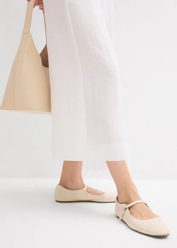 Pantaloni culotte in misto viscosa morbido, bonprix