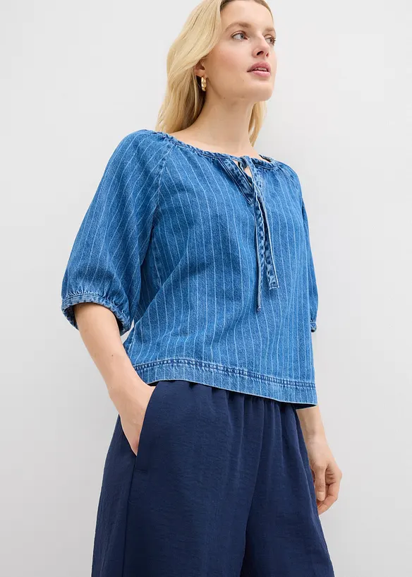 Pantaloni culotte in misto viscosa morbido, bonprix