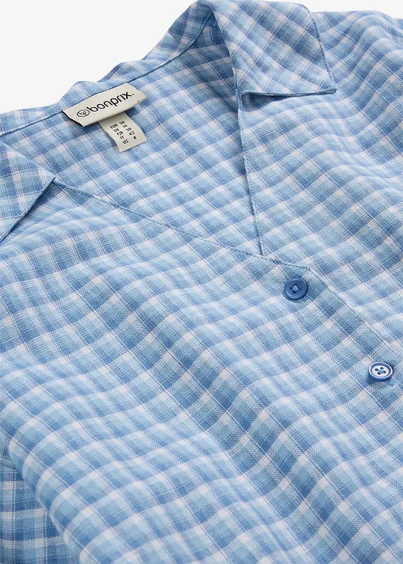 Camicia in misto lino fresco e leggero, bonprix