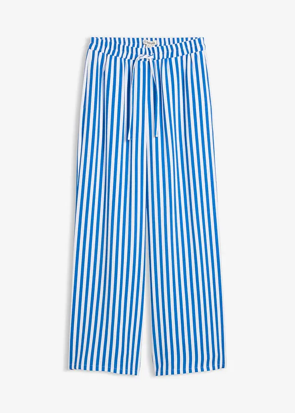 Pantaloni larghi in misto viscosa fluente, bonprix
