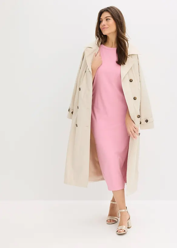 Abito midi in morbido punto di Roma, bonprix