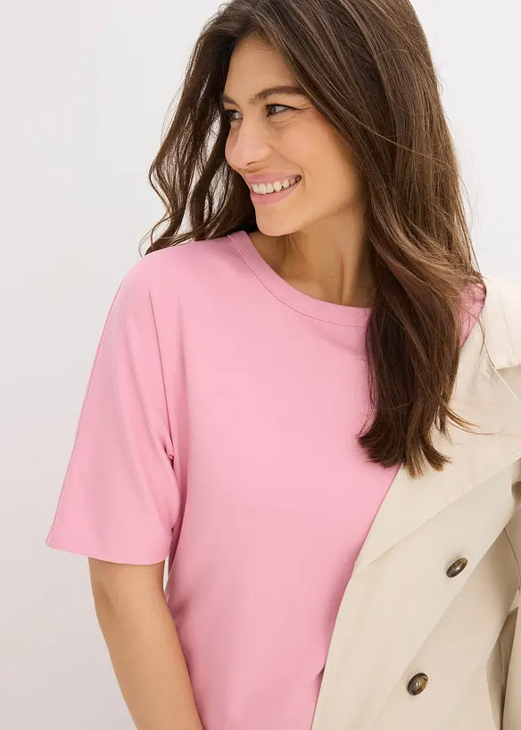 Abito midi in morbido punto di Roma, bonprix