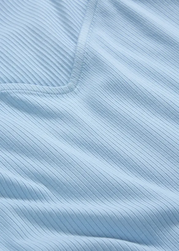 Maglia a costine in misto viscosa, bonprix